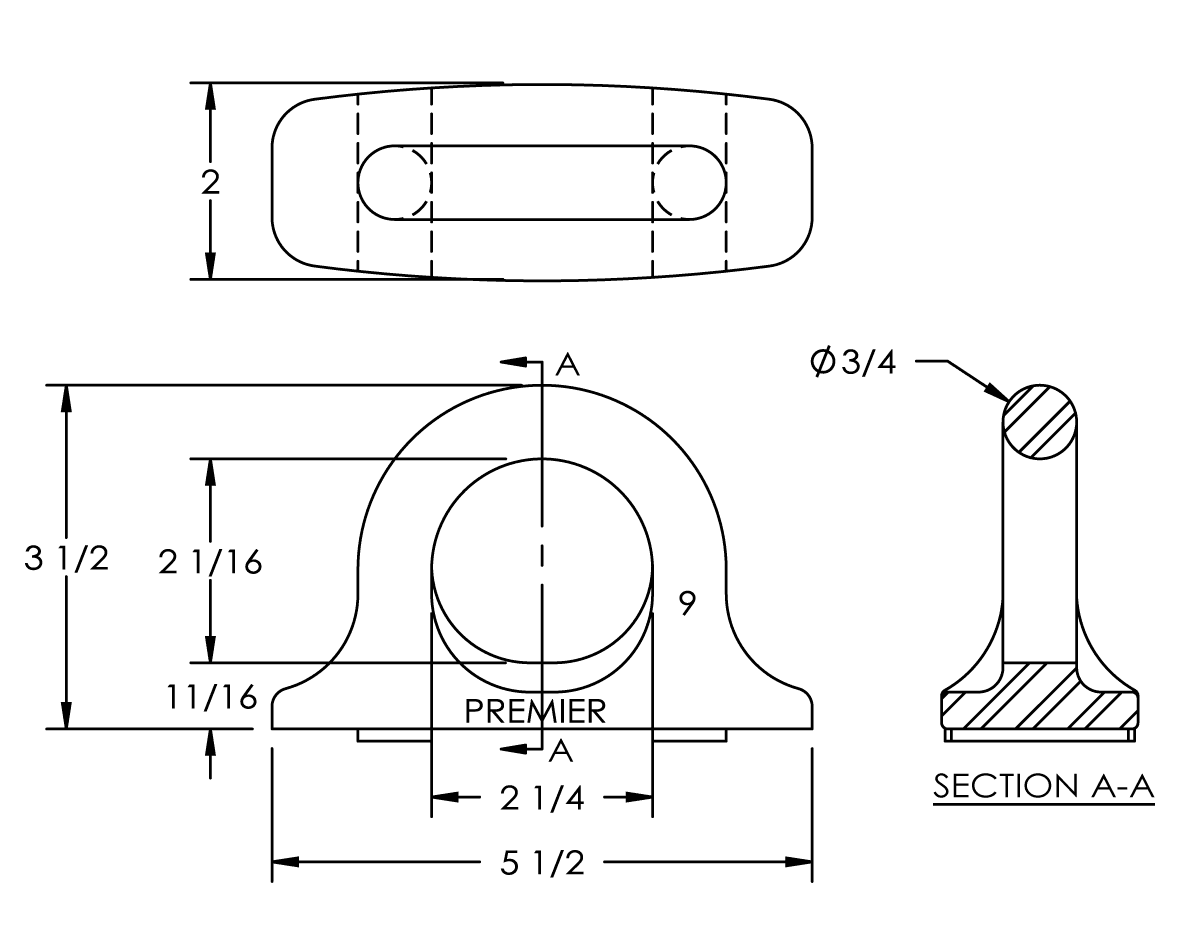 9 Safety Chain Hanger Premier MFG